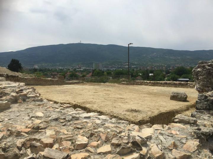 Панорама на Античкиот театар Скупи