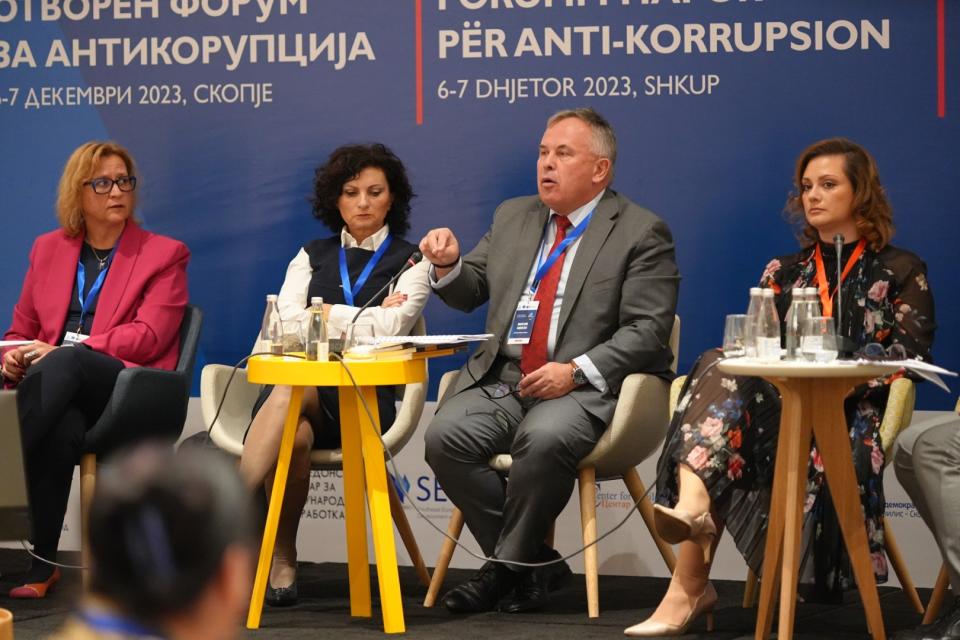 Главниот државен ревизор м-р Максим Ацевски панелист на Отворениот форум за антикорупција