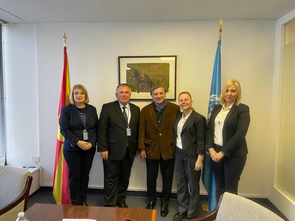 Работна средба со Амбасадорот на Мисијата на Република Северна Македонија во Обединетите Нации во Њујорк, г. Љубомир Фрчковски