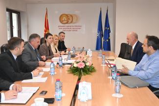 Работна средба со Амбасадорот на ЕУ во државата Дејвид Гир