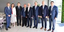 Заедничка фотографија на претставниците од Врховните ревизорски институции на Македонија и Хрватска и Собранието на РСМ