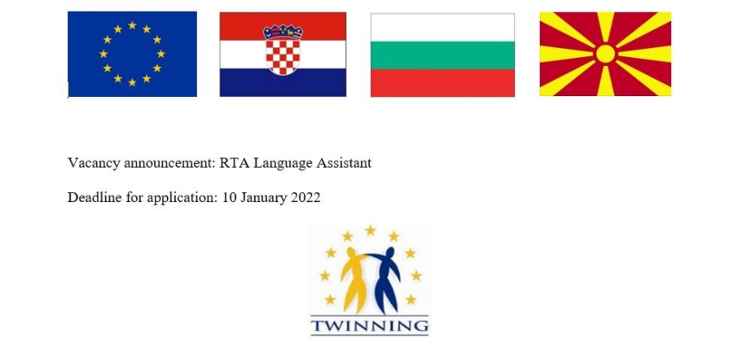 Announcement for Language Assistant to the Resident Twinning Adviser