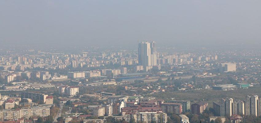 Загаден воздух во Скопје 