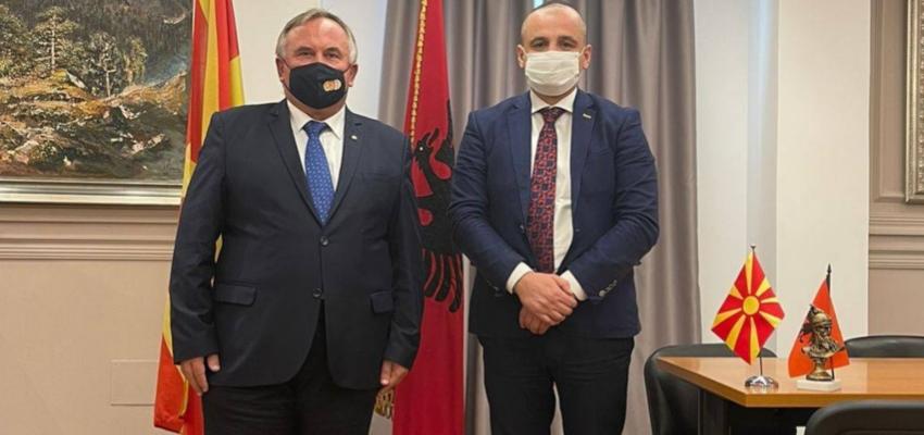 ГДР Максим Ацевски и Претседателот на ВРИ на Република Албанија