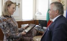 Главниот државен ревизор м-р Максим Ацевски оствари средба со Претседателот на Народното Собрание г-ѓа Ива Митева
