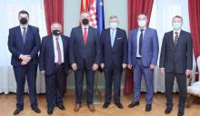 Заедничка фотографија на претставниците од Република Северна Македонија и Република Хрватска