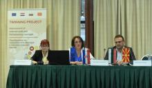 Лидерите на компонентите од твининг проектот се осврнаа на донесените стратешки и методолошки акти изработени во соработка со колегите од врховните ревизорски институции на Република Хрватска и Република Бугарија