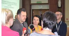 Професор Д-р Борче Треновски на средба со новинарите 