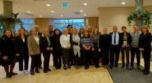 Групна фотографија на учесниците на студиската посета во Шведска.