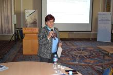 Презентација на г-ѓа Тасевска, Советник на Главниот државен ревизор за ревизорски методологии и практика  на тема поврзана со содржината на резимеа во ревизиите на успешност и подобрување на вештините за пишување на истите