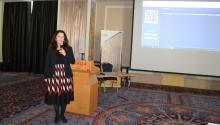 Упатството за ревизија на родова еднаквост презентирано од г-ѓа Наташа Мисовска, Советник на Главниот државен ревизор за унапредување на ревизијата